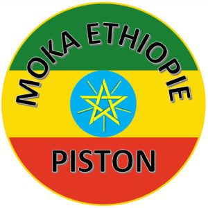 LOGO CAFÉ MOKA ETHIOPIE PISTON