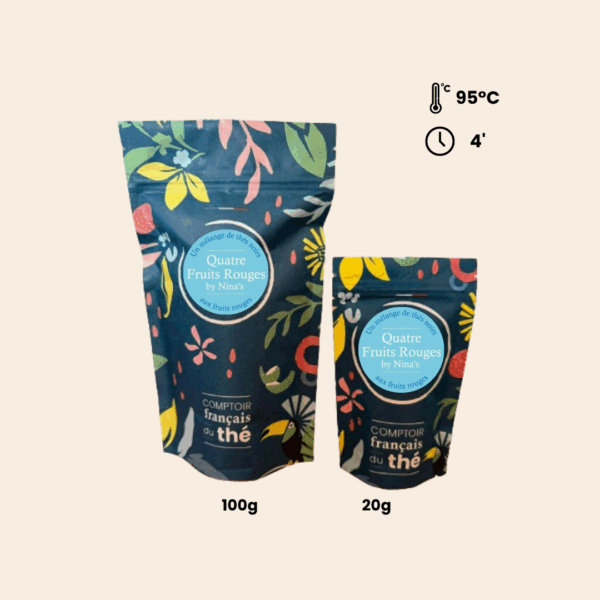 Thé Noir Quatre Fruits Rouges By Nina's – Image 3