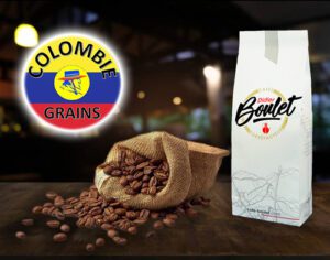 paquet de grains café Colombie