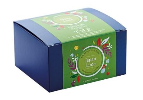 Thé vert Japan lime Boite sachet Café Boulet