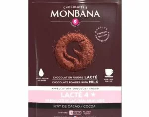 Dosettes chocolat en poudre monbana lacte