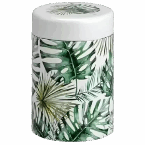 Boîte à Thé vide Jungle Feuille