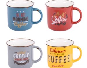 Coffret de 4 mugs Vintage 35 cl Tasses, mugs et coffrets Café Boulet