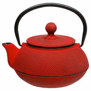 Théière en fonte DOTS rouge
