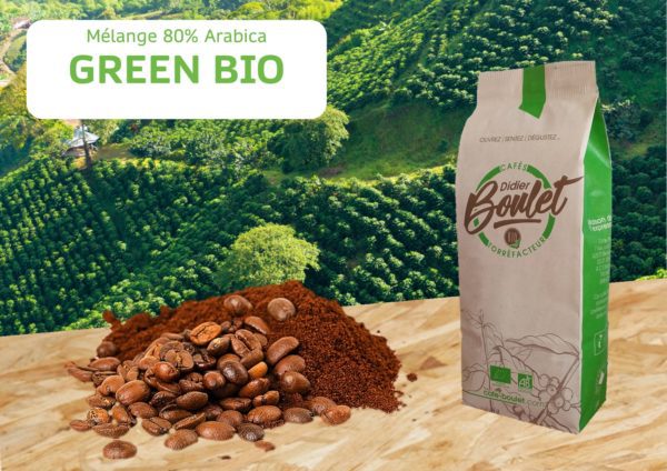 café mélange 80% Arabica Green Bio