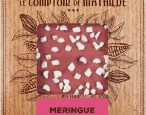 Tablette  chocolat Ruby meringue – 80g Gourmandises Café Boulet