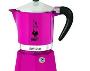 Cafetière Italienne 3 tasses Rainbow Fuchsia Cafetière italienne Café Boulet