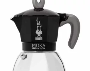 Cafetière Italienne Moka induction 4 tasses noire Cafetière italienne Café Boulet