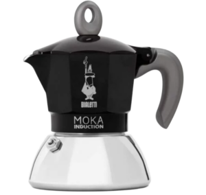 Cafetière Italienne Moka induction 4 tasses noire