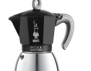 Cafetière Italienne Moka induction 6 tasses noire Cafetière italienne Café Boulet