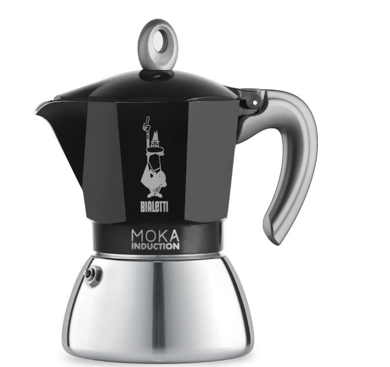 Cafetière Italienne Moka induction 6 tasses noire Cafetière italienne Café Boulet