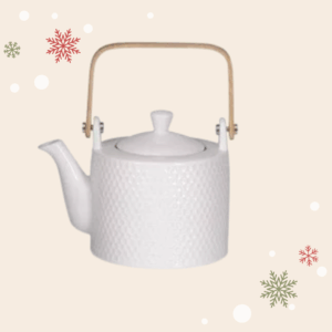 Théière Snow 0.8 l Blanche