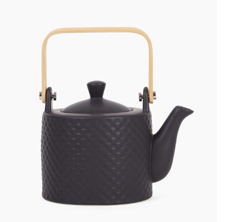 Théière Black Mat 0.8L Noire Tasses, mugs et coffrets Café Boulet