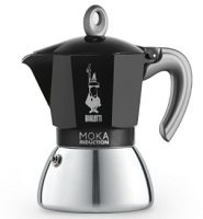 Cafetière Moka induction 6 tasses noire