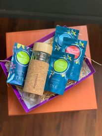 Cadeau fête des mères, thés glacés, été, gourde, paniers