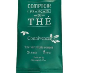 Sachet Thé Vert Connivence individuel Boite sachet Café Boulet