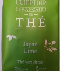 Sachet Thé Vert Japan Lime individuel Boite sachet Café Boulet 2