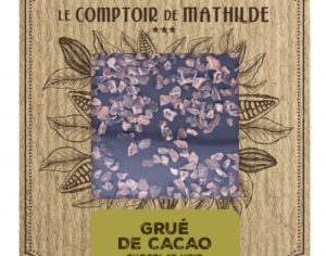 Tablette grué de cacao caramélisé – Chocolat Noir Gourmandises Café Boulet