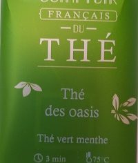Sachet Thé Vert des Oasis individuel Boite sachet Café Boulet 2