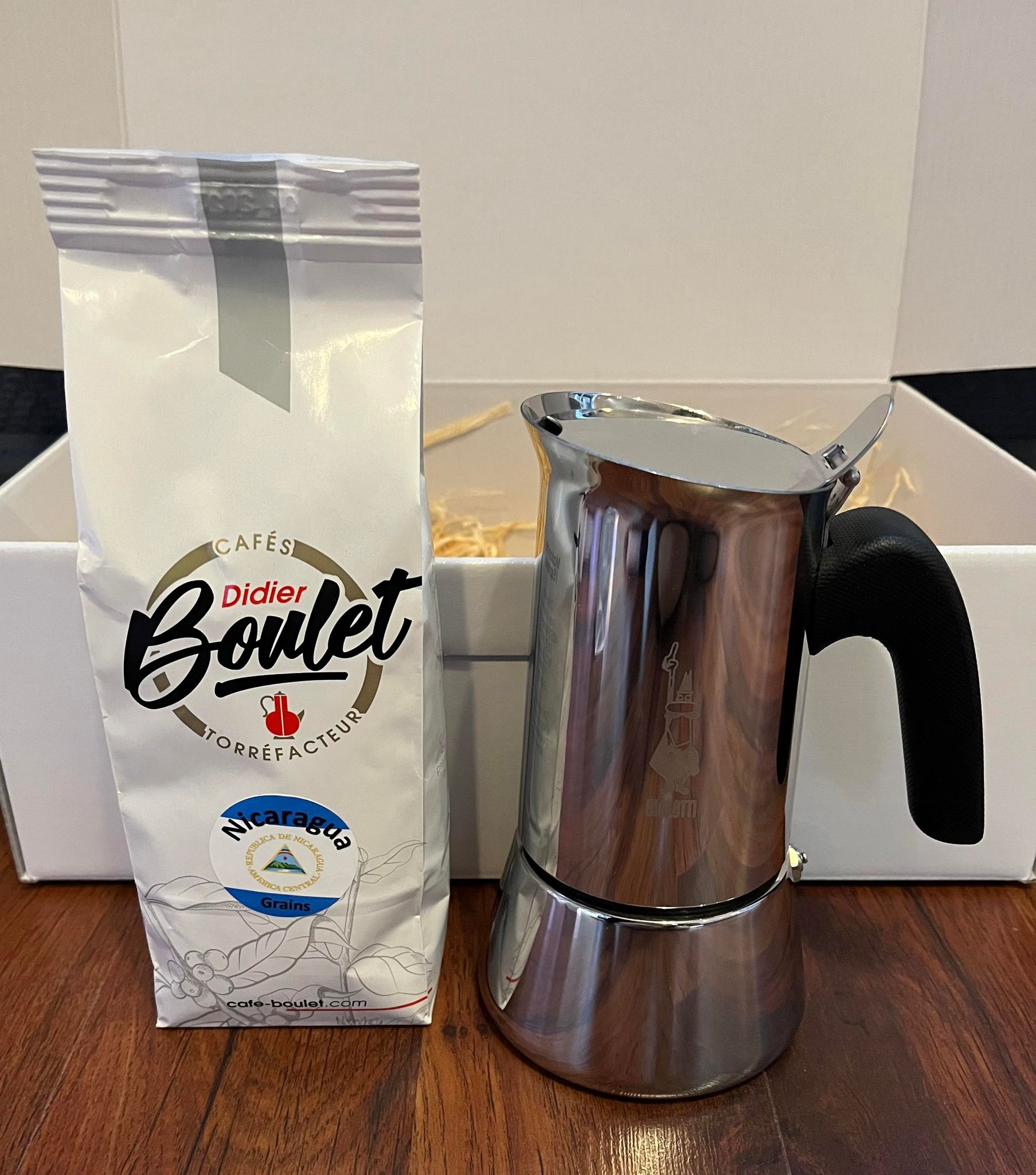 Panier hivernale Idées cadeaux Café Boulet