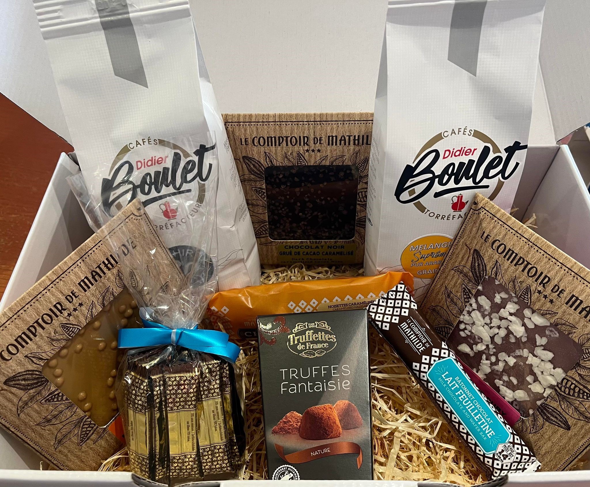 Panier gourmand Idées cadeaux Café Boulet