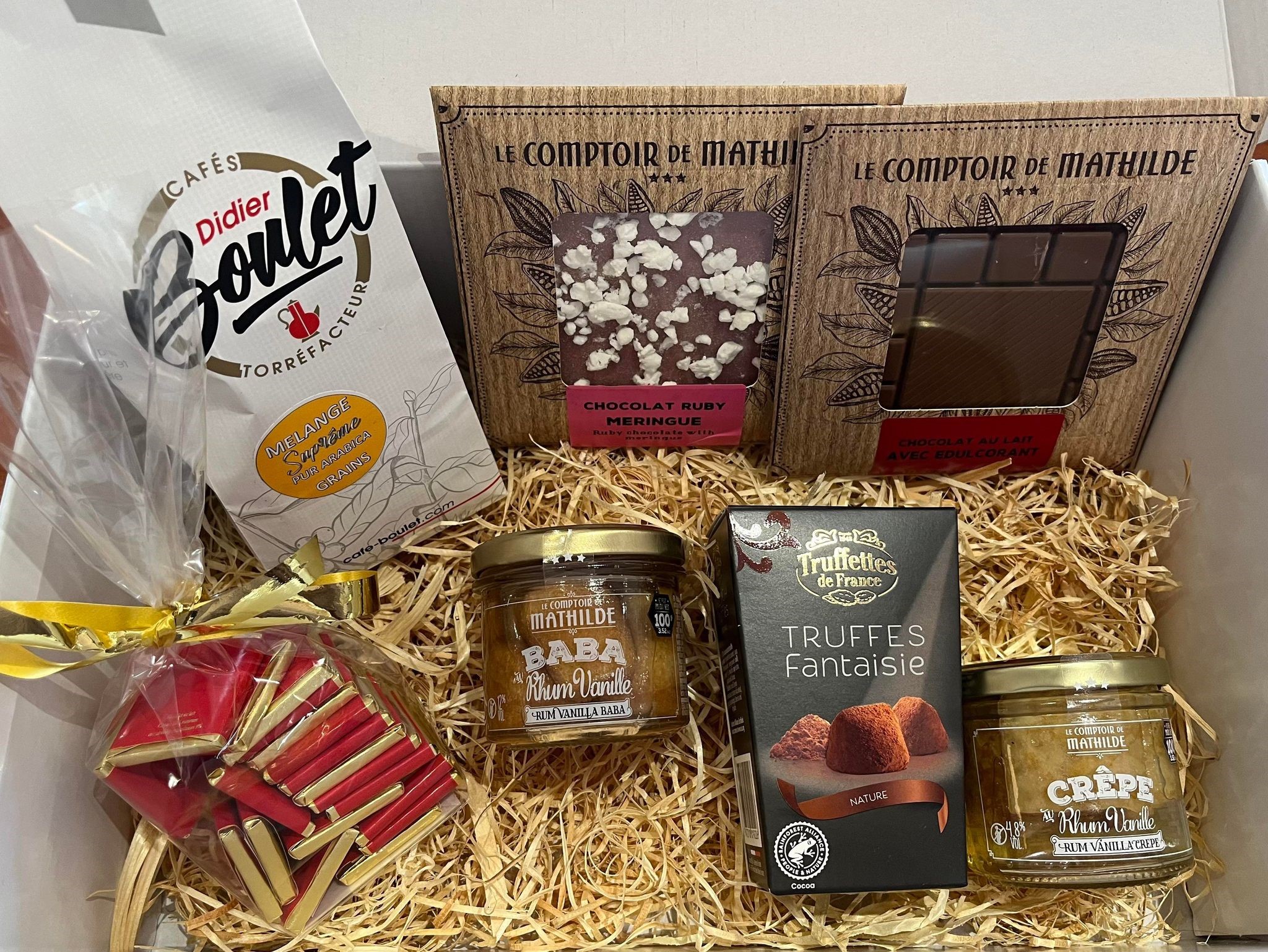 Panier plaisir Idées cadeaux Café Boulet