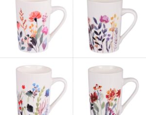 Coffret 4 mugs Flor 35cl Tasses, mugs et coffrets Café Boulet
