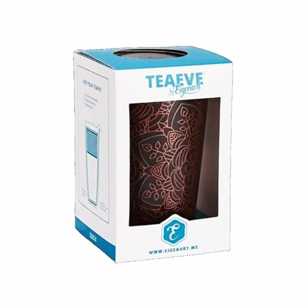 Tisanière en Porcelaine Teaeve Mandala Ebony – Image 2