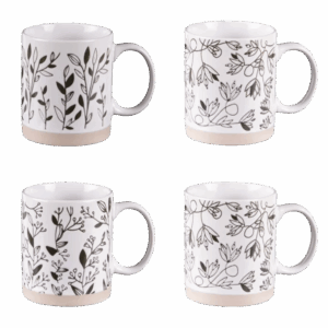 Coffret 4 Mugs Bucolique 35cl