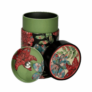 Boîte à thé Rustic Flower Red 150g