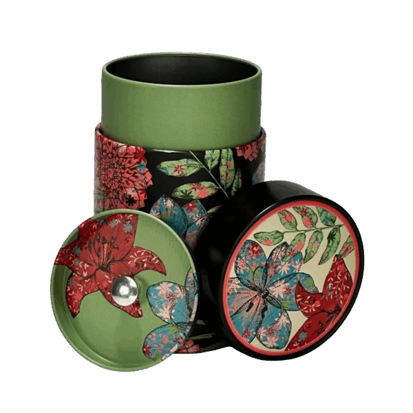 Boîte à thé Rustic Flower Red 150g