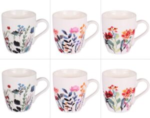 Coffret de 6 tasses Flor 23cl Tasses, mugs et coffrets Café Boulet