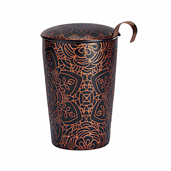 Tisanière en Porcelaine Teaeve Mandala Ebony