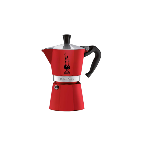 Bialetti Moka Express 6 tasses Rouge