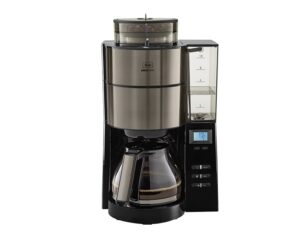 Aromafresh Gris Métallique Melitta + 1 paquet de 250 g Violet Grains Offert Machine Café Boulet