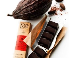 Barre de chocolat Noir 77% avec fèves de Cacao Gourmandises Café Boulet 5