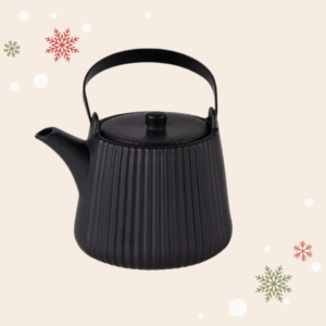 Théière Tiao 1L Noir avec filtre