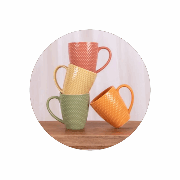Coffret de 4 Mugs Sunrise 35cl – Image 3