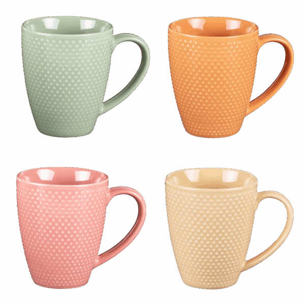 Coffret de 4 Mugs Sunrise 35cl