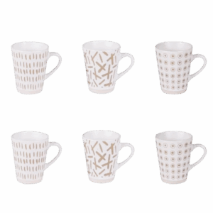 Coffret de 6 tasses Tara 10cl