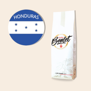 Paquet de café Honduras signé Cafés Didier Boulet.