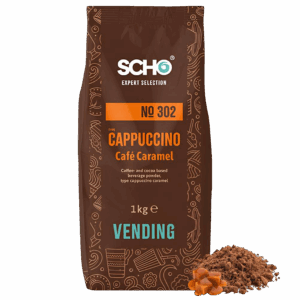 Sachet de cappuccino café caramel en format 1kg.