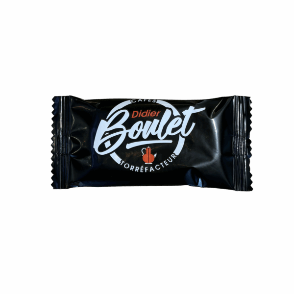 Sachet unitaire de spéculoos, signé Cafés Didier Boulet.
