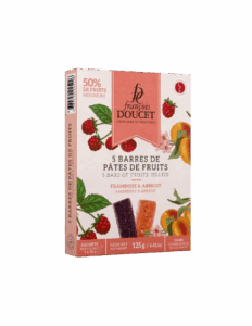 5 Barres de Pâtes de Fruits Framboise & Abricot - 125g