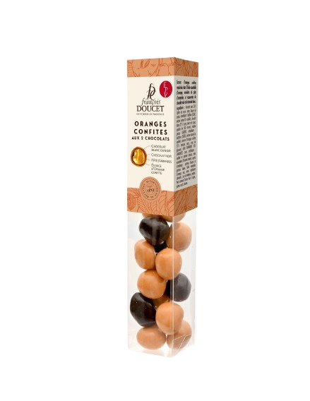 Oranges Confites aux 2 Chocolats - 90g