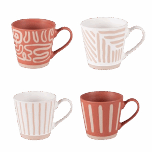 Coffret de 4 tasses Diwali de la marque Table Passion.