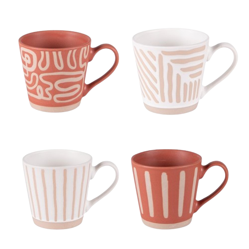 Coffret de 4 tasses Diwali de la marque Table Passion.