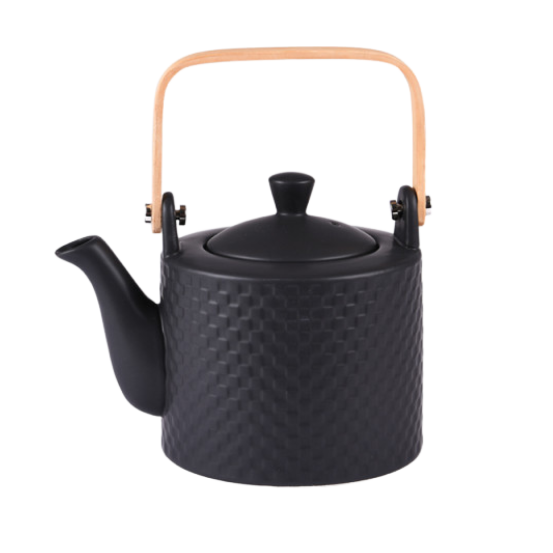 Théière Black Snow Mat de la marque table passion.