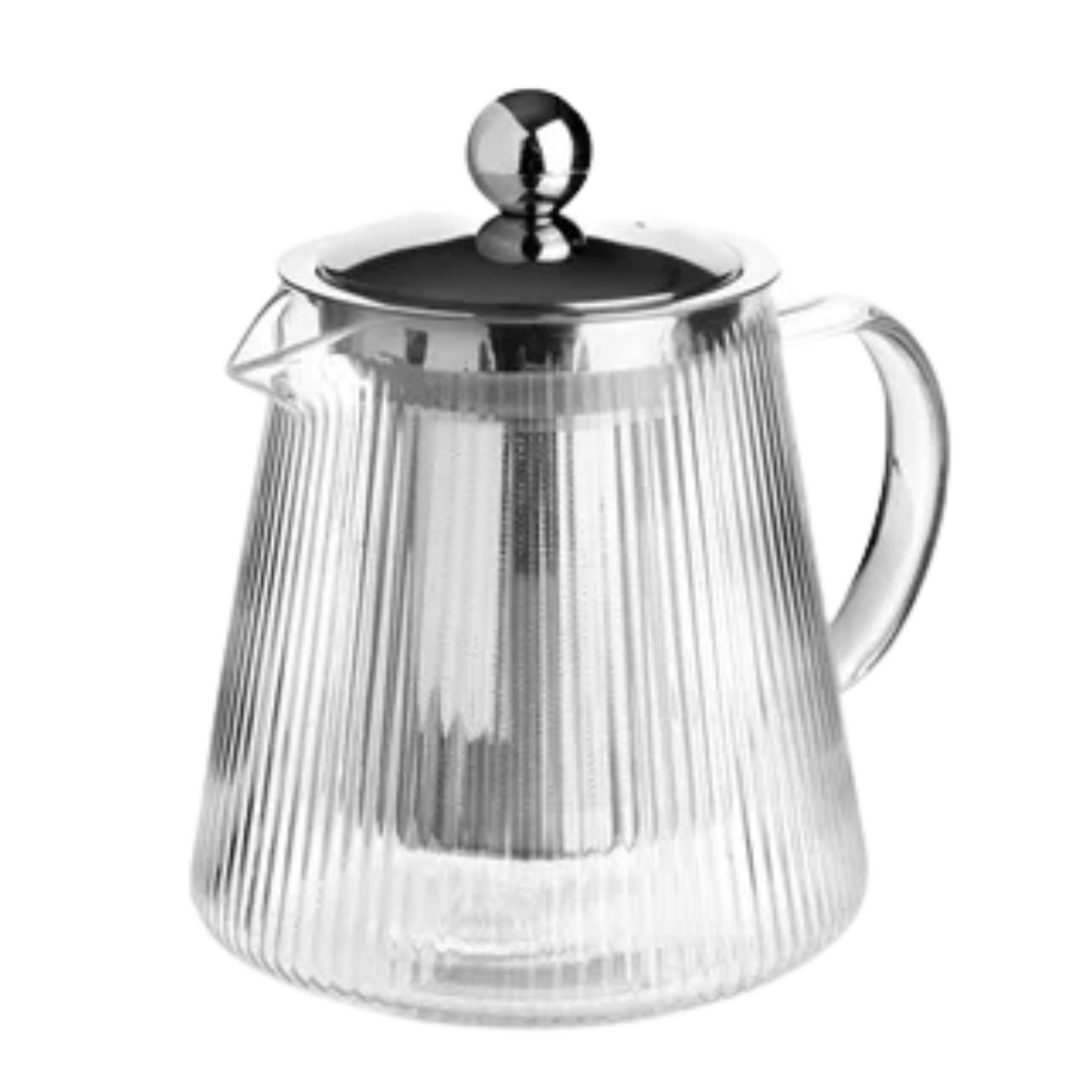 Théière en verre infusion 80cl – Image 2