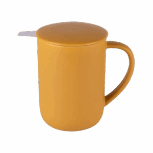 Tisanière de 47cl Uno jaune mat de la marque Table Passion.